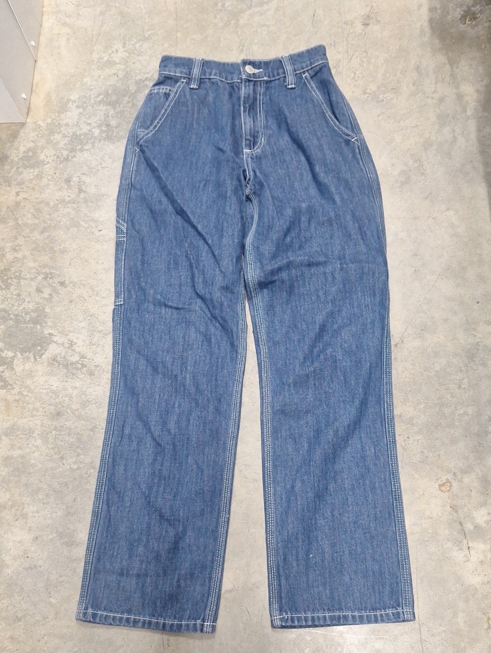 PacSun Mom Jean Straight Leg Blue Waist 23